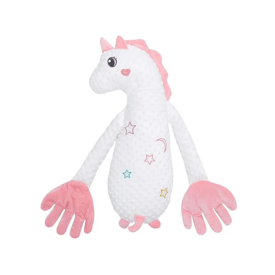 Giocattoli per succhietti, bambola di peluche animale carino per ragazze e ragazzi, bambole lenitive con figura di unicorno di dinosauro portatile per la casa e T