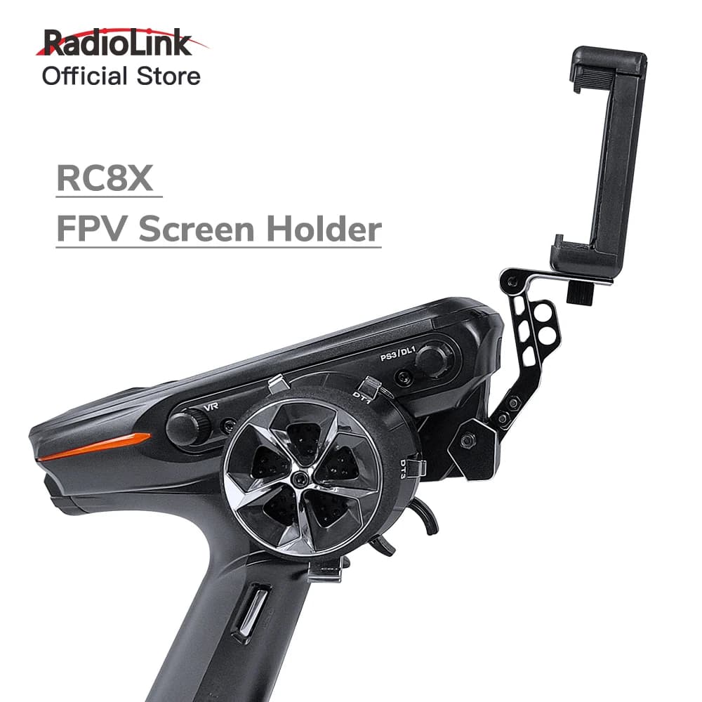 Radiolink RC8X support support 5.8G FPV Monitor phone bracket phone device RC aluminum alloy CNC remote control device RC8X