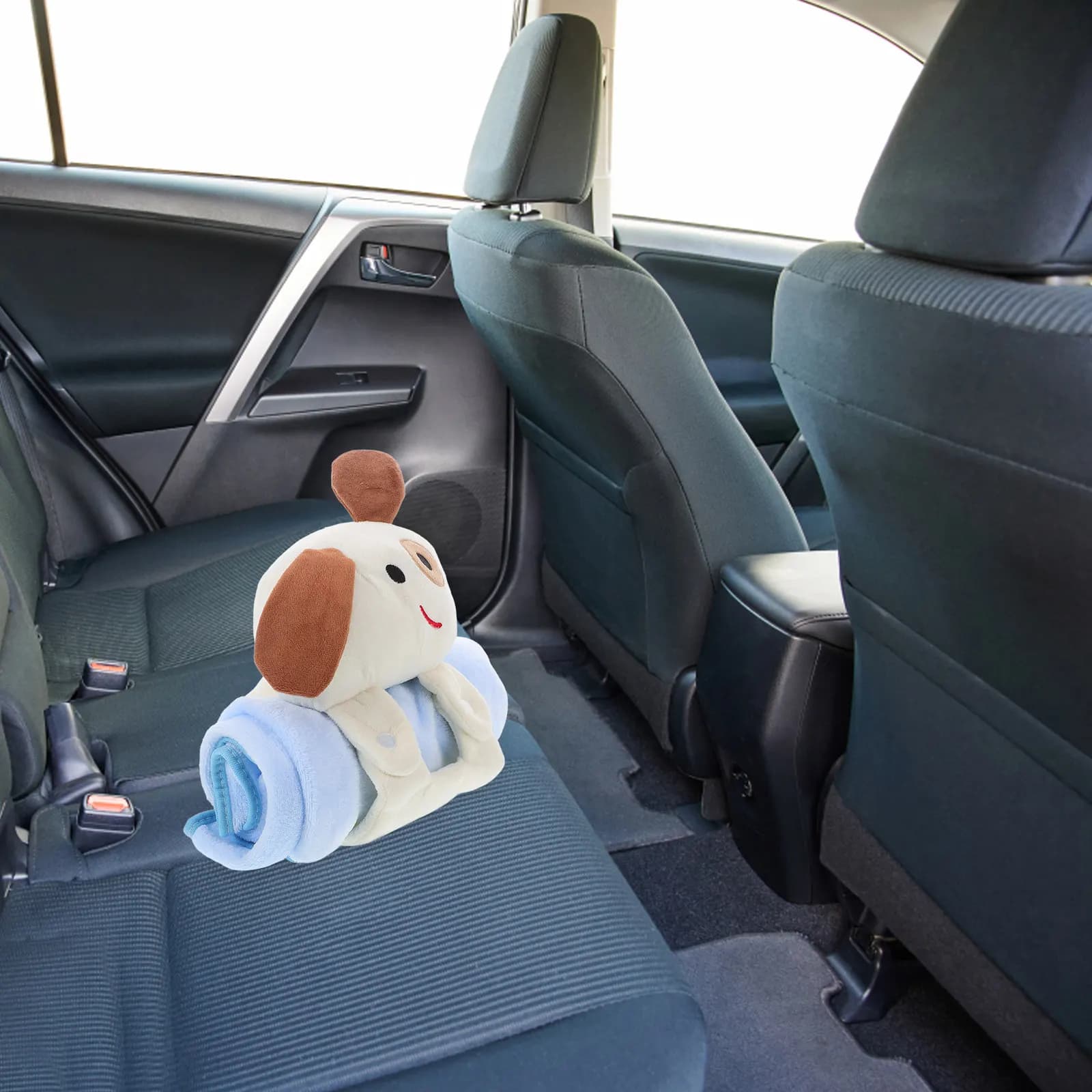 Cuscino Coperta 2-in-1 Pieghevole e Convertibile per Auto, Viaggi, Aereo, Treno, Climatizzazione, Morbido e Confortevole
