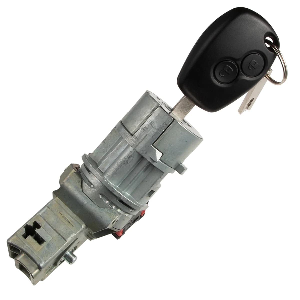 Cilindro della serratura dell'accensione dell'auto Interruttore di avviamento Cilindro della serratura dell'accensione e chiavi per Renault per Vauxhall Fiat 2005-2012 7701208408