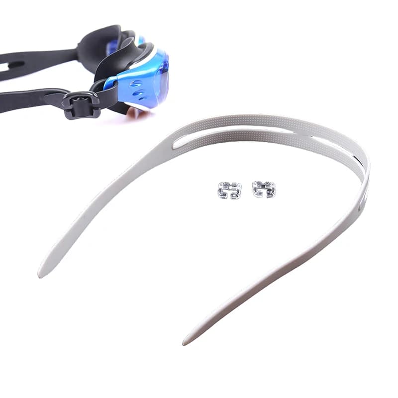 Universal set of high elastic silicone straps for diving and snorkeling goggles, spare parts, wear-resistant