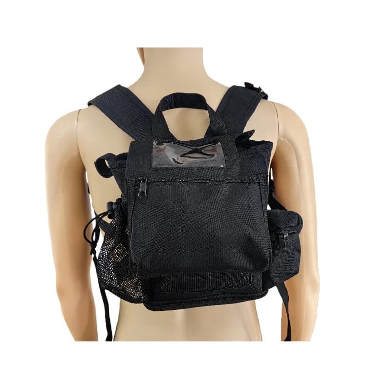 Zaino per Concentratore di Ossigeno, Borsa Portatile Leggera Nera Compatibile con Inogen One G5 e Rove 6