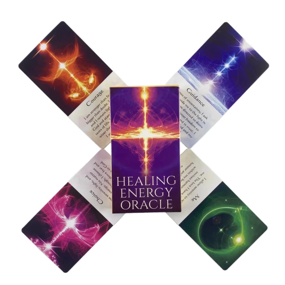 Carte Oracle Energy Healing A 54 Tarocchi Inglese Visioni Divinazione
