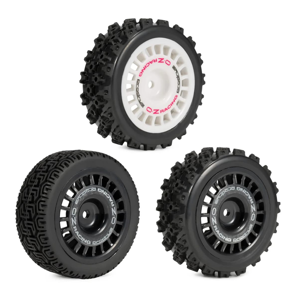 4 pezzi di gomma incollata su ruota per pneumatici da strada con esagono da 12 mm per RC Rally Racing Car TT-01 TT-02 XV-01 DF-03 HPI WR8 Aggiornamenti parti
