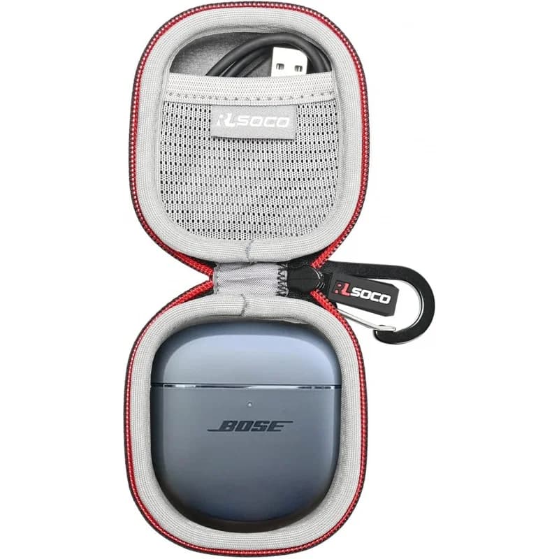 Custodia rigida per nuovi auricolari Bose QuietComfort Ultra/QuietComfort II/auricolari 2 auricolari Wireless con cancellazione del rumore