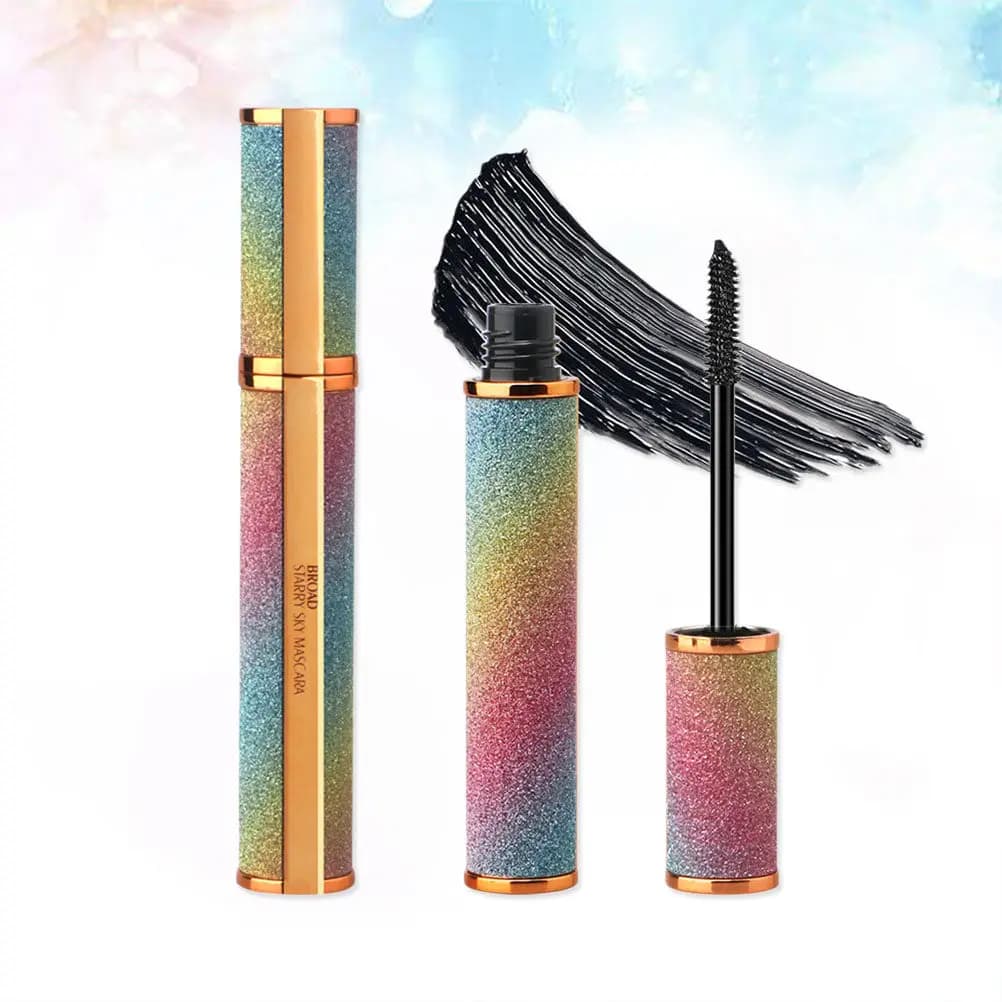Mascara 4D Impermeabile e Resistente al Sudore, Volumizzante e Incurvante per Ciglia Lunghe e Affascinanti, Cosmetico per il Trucco Occhi Femminile