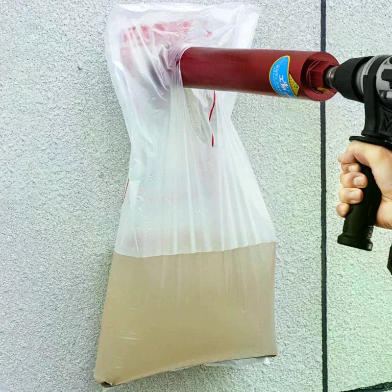 10Pcs Rhinestone Water Catch Tool Electric Drill Dust Bag Hammer Punching Hole Air Conditioning Dustproof Collector Device