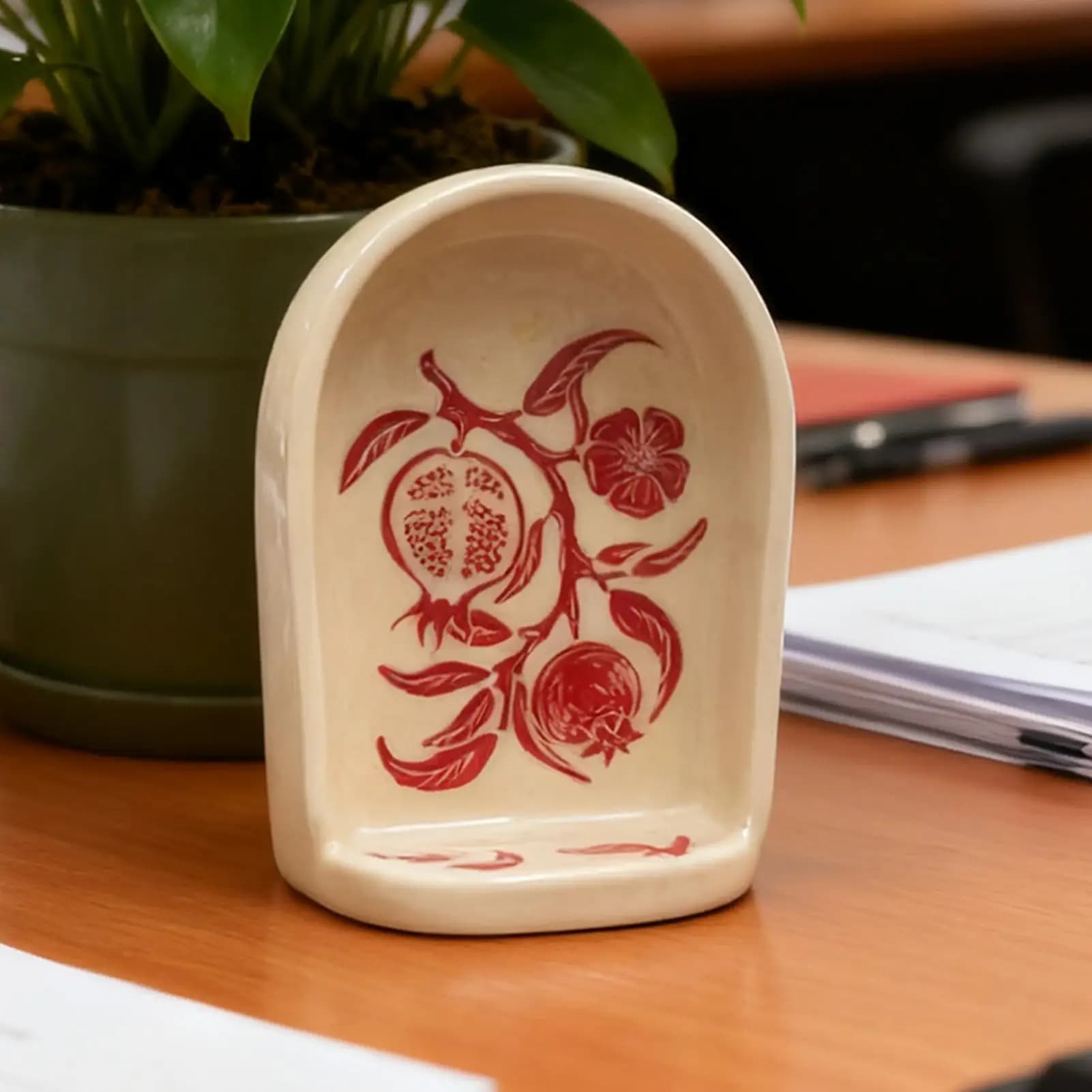 Decorazione da parete di nicchia Scultura fatta a mano Portacandele Decorazioni per la casa Arte della parete per camera da letto Bagno Sala da pranzo Ufficio Cucina Corridoio