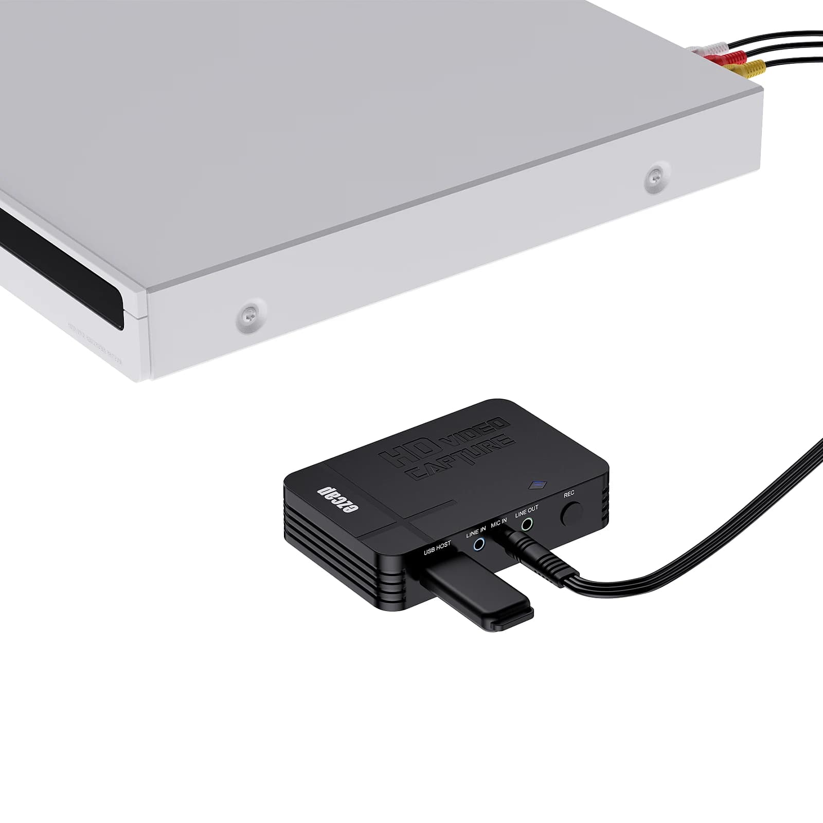 Registratore di giochi con scheda di acquisizione audio video HDMI AV per fotocamera DVD PS4 Computer portatile PC TV Box Registrazione su chiavetta USB Disco U