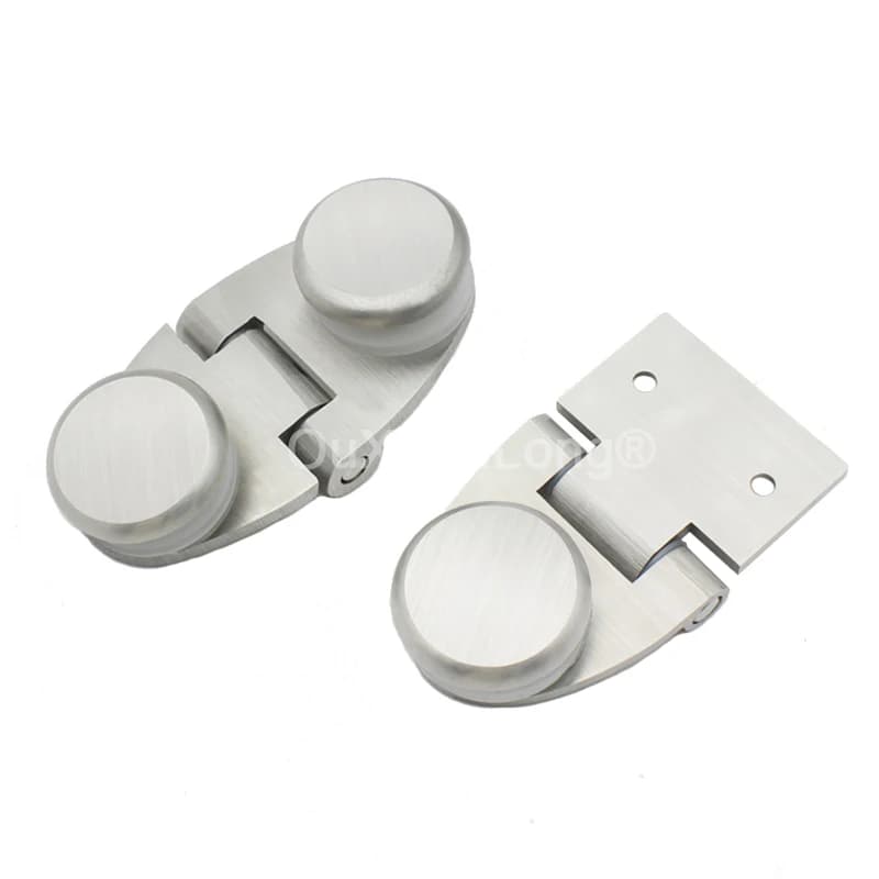 8 pezzi cerniera per armadio in vetro in acciaio inossidabile vetrina porta dell'armadio del vino clip per porta in vetro pieghevole hardware per porta in vetro per bagno FG966