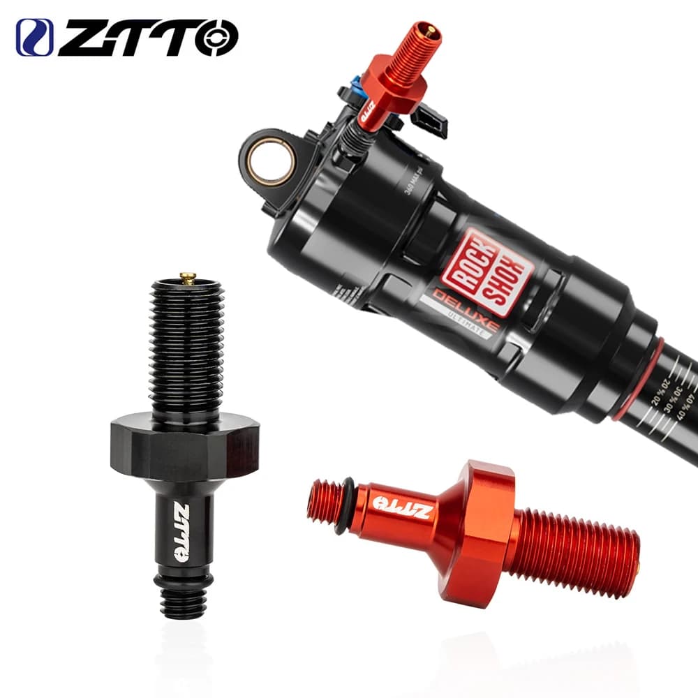 ZTTO Bicycle Rear Shock Air Pump Valve Adapter Tool Aluminum alloy MTB Suspension Air Valves Adapter For Rockshox Monarch MARZOC