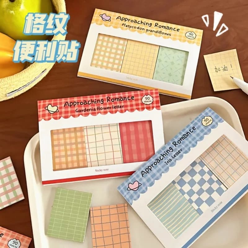 Nuova combinazione di quadri Nota Romance Serie Conto a mano Decorazione Materiale base Carta per appunti Carta di cancelleria Kawaii