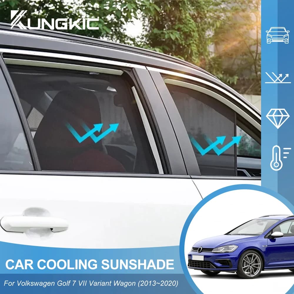 Tendina parasole magnetica personalizzata per parabrezza anteriore per Volkswagen Golf 7 VII Variant Wagon 2013 2014 2015 2016 2017 2018 2019 2020 VW.