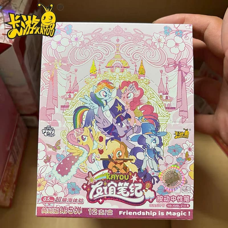 KAYOU originale My Little Pony Penna neutra Versione fantasy Scatola cieca Penna automatica Materiale scolastico portatile Set Regali di cancelleria