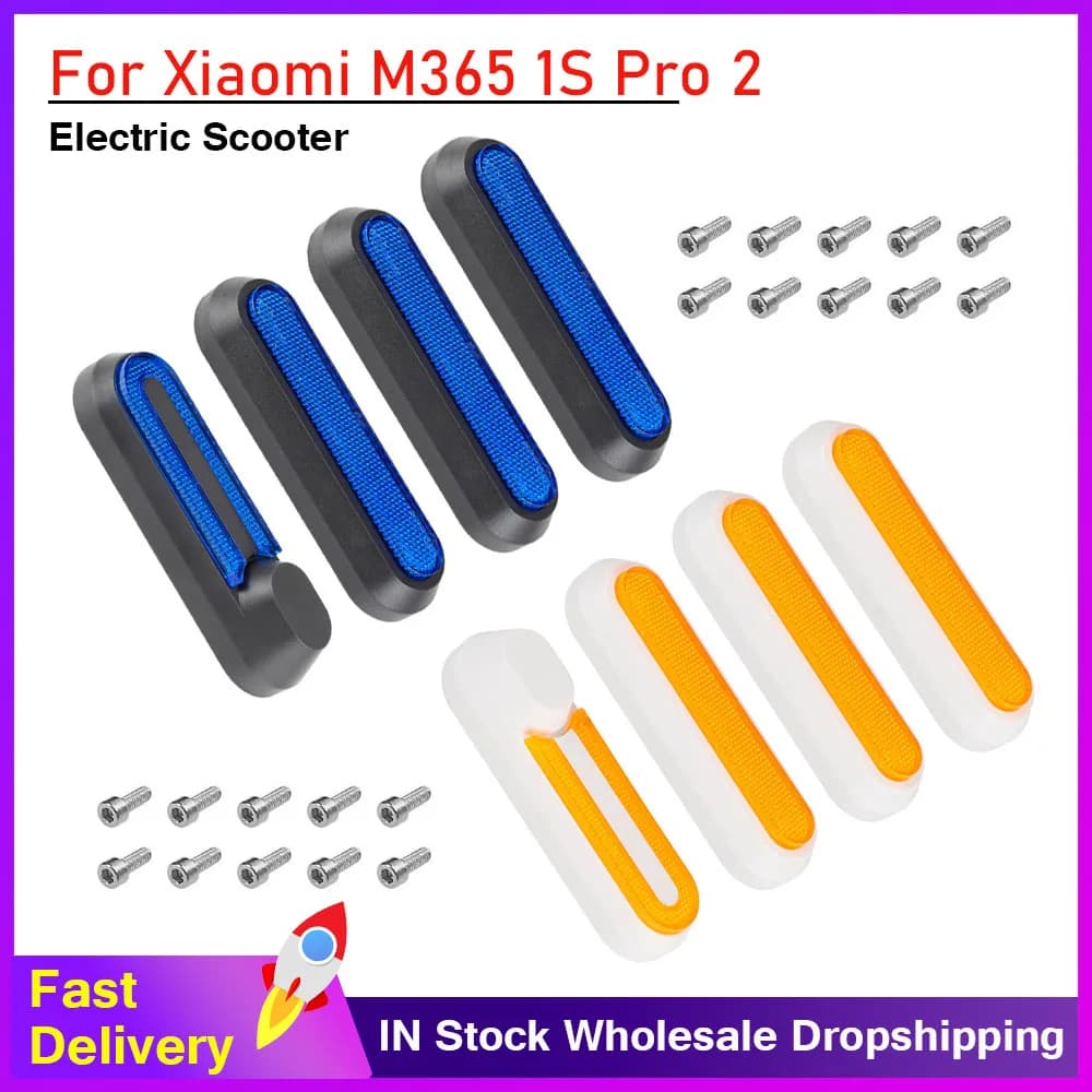 Nuovo Copriruota Coprimozzo Gusci Protettivi Adesivi Riflettenti per Xiaomi Mi 1S Pro 2 M365 Mi3 Pro Accessori Scooter Elettrico