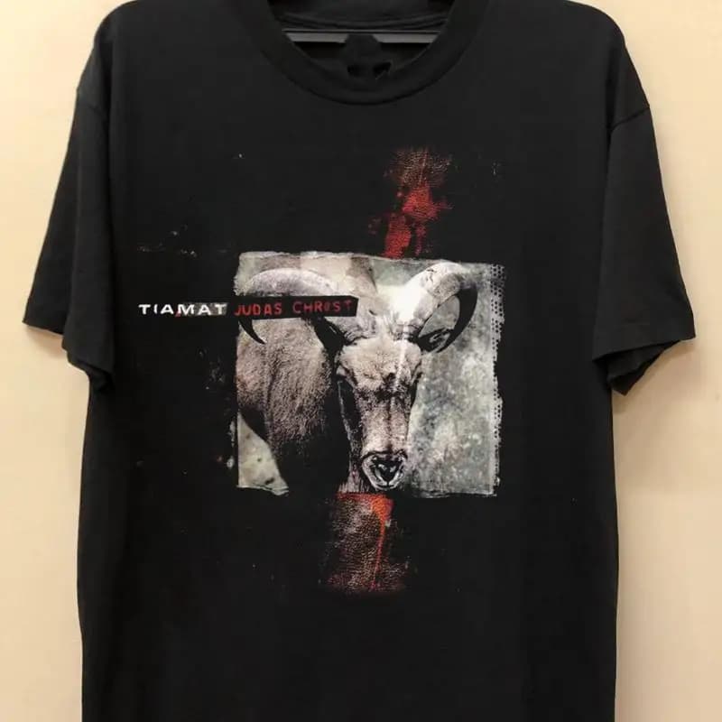 Rara maglietta Tiamat Band For Fan nera di tutte le taglie S3447