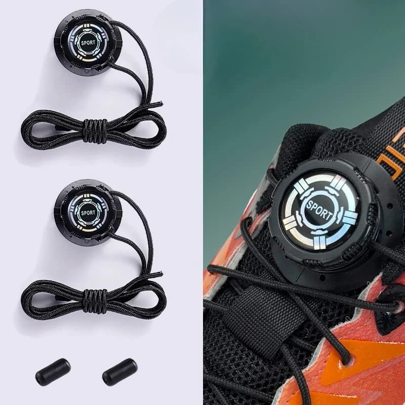 Automatic laces without laces Install simple laces with swivel buckle Thick Corda Sneakers Tennis laces Accessories for shoes 1 pair
