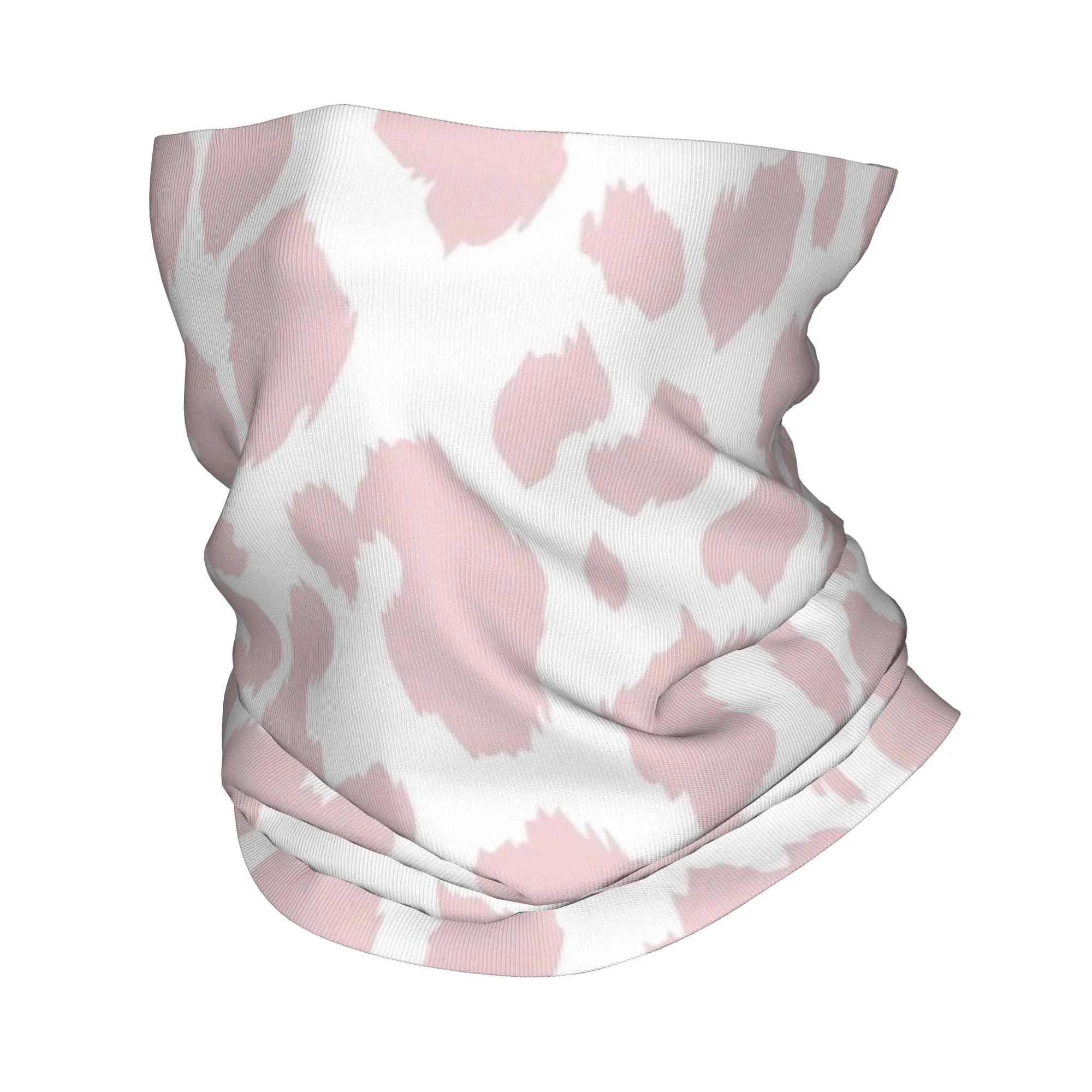 Pattern (1) Bandana Gaiter Club Cow Print Maschera per il viso per ciclismo, equitazione, foulard traspirante unisex