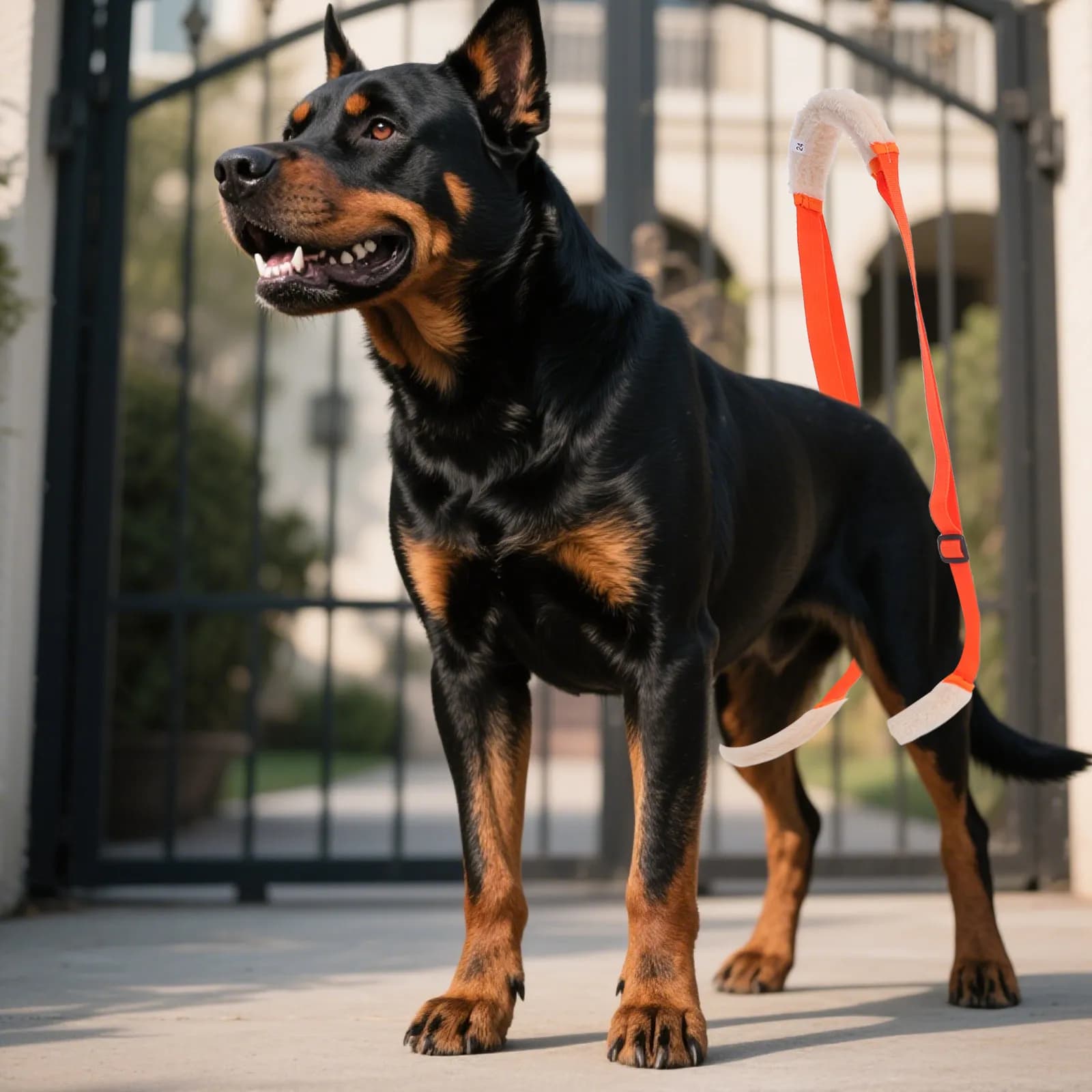 Imbracatura di Supporto Portatile per Cani, Regolabile per Zampe Posteriori, Imbracatura per Riabilitazione all'Aperto per Cani Disabili, Accessorio per Cuccioli