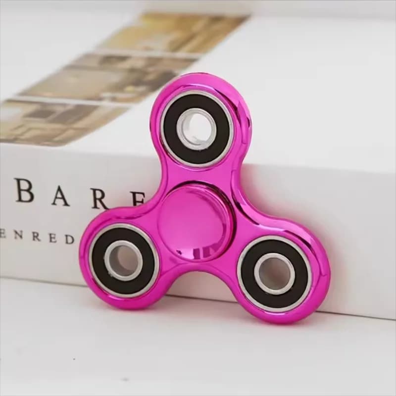 4 Bearing Fingertip Gyroscope Gold Plated Three Finger Rotation Stress Relieving Toy Educational Fun Fingertip Stress Relieving