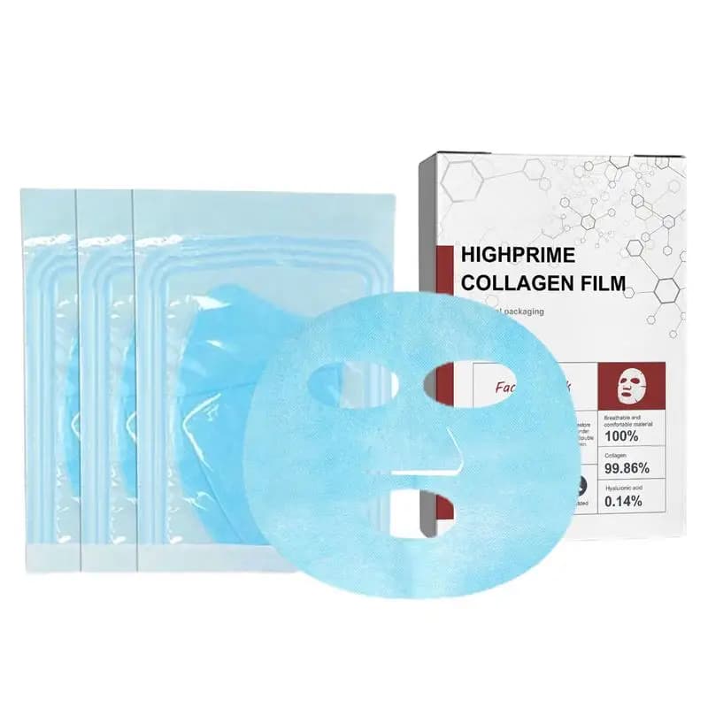 Melted Collagen Film Collagen Soluble Collagen Bende Skin for Eyes Collagen Film Soluble Card Facial Mask Cheek Patch Reinforcement Face Bearings