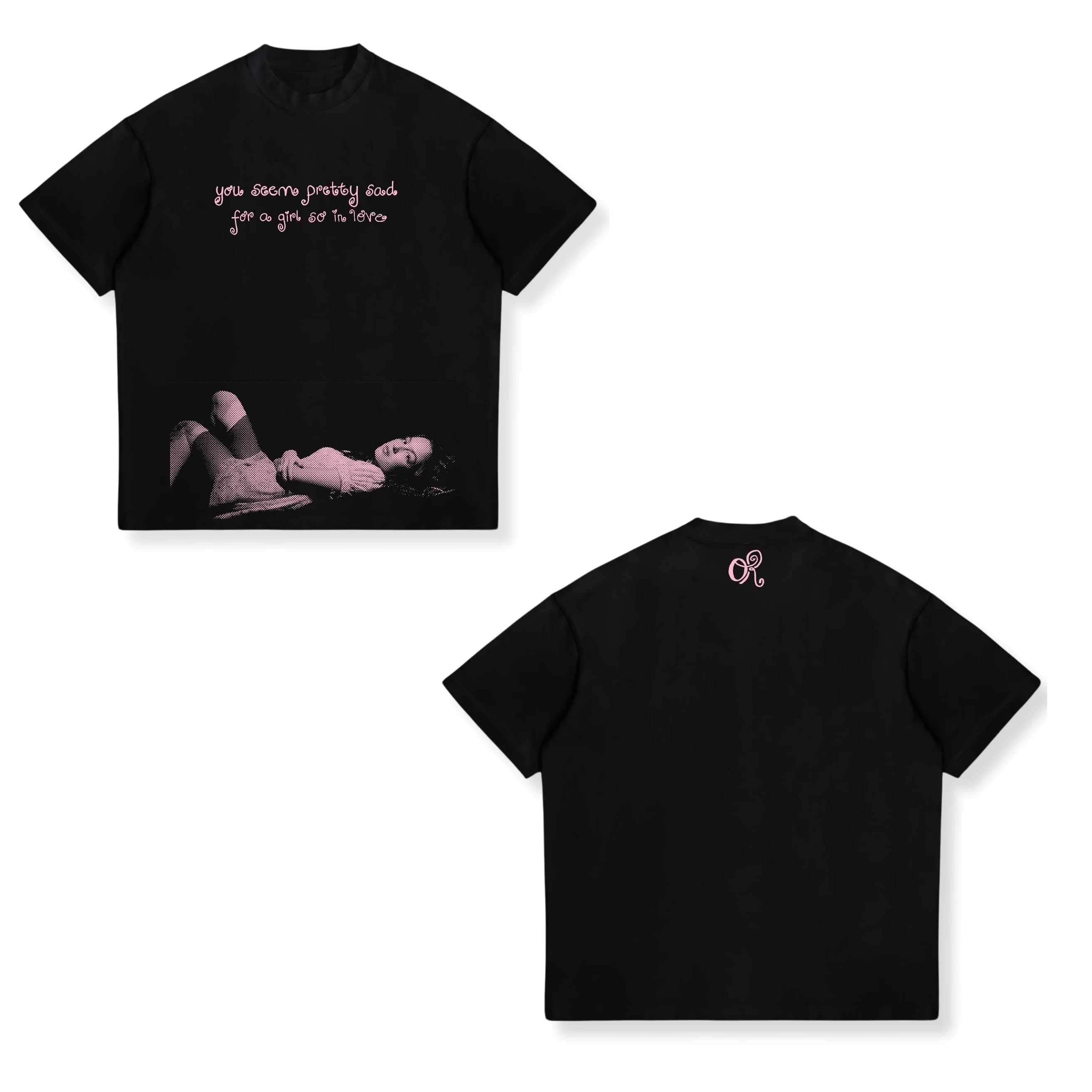 T-shirt Grafica Unisex in Cotone Popolare 2026 Summer Olivia You Seem Pretty Sad for A Girl So in Love - Nuova Maglietta per Uomo e Donna