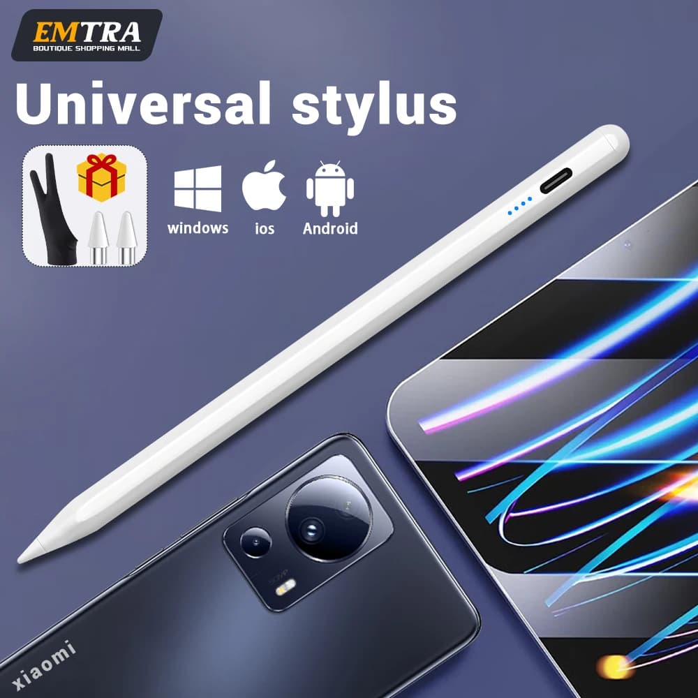 EMTRA Penna stilo universale per Android IOS Tablet Mobile iPad Apple Pencil 1 2 per Samsung Huawei Phone Xiaomi Stilo capacitivo