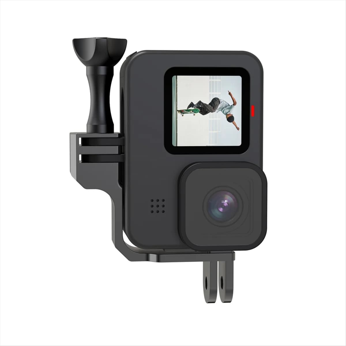 Staffa per braccio verticale per action camera BISM1 per Gopro Hero 12 11 10 9 8 7 Action 4 3 Adattatore per montaggio su selfie stick