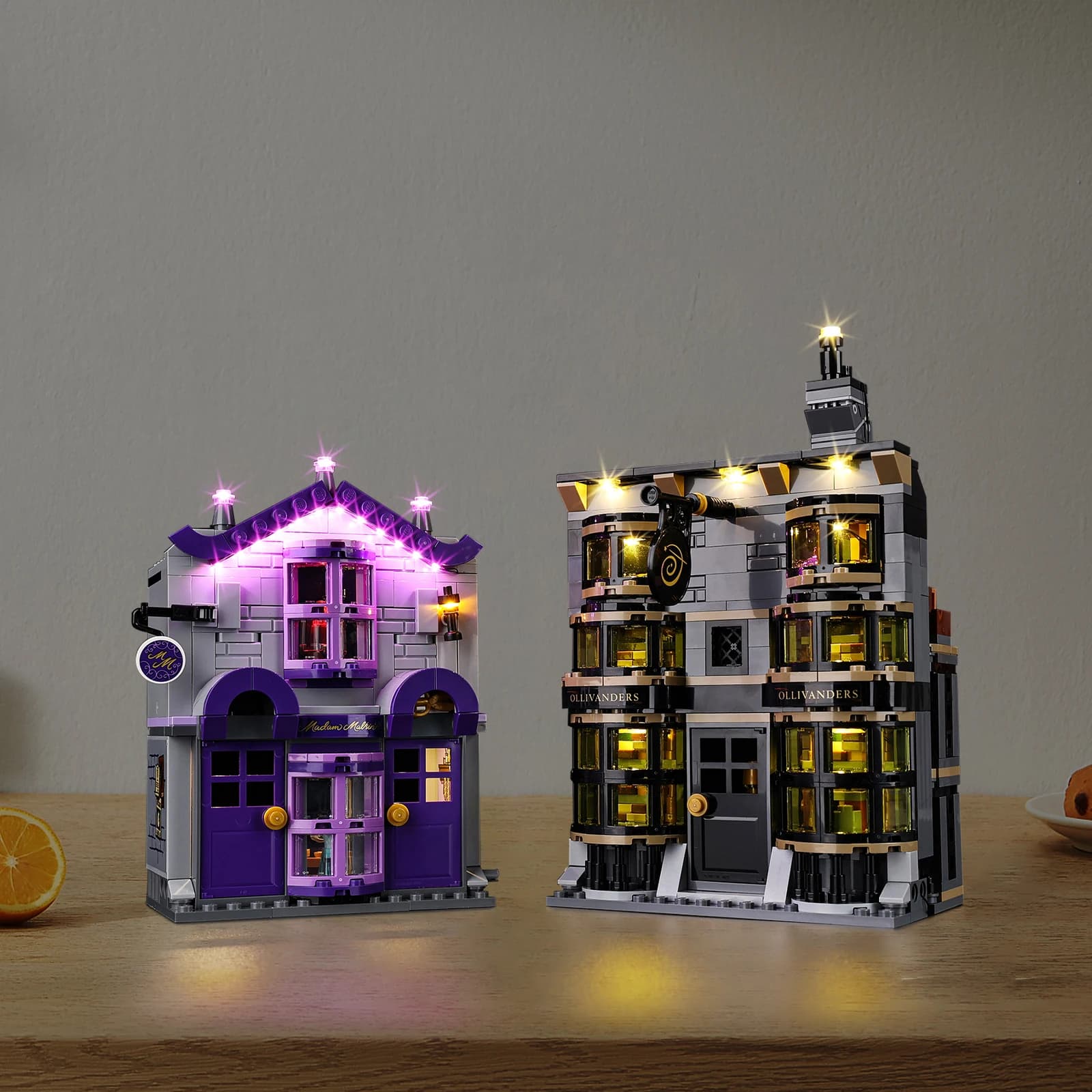 Set di illuminazione a LED (senza modello) adatto per LEGO Ollivanders & Madam Malkin's Robes 76439 Building Blocks