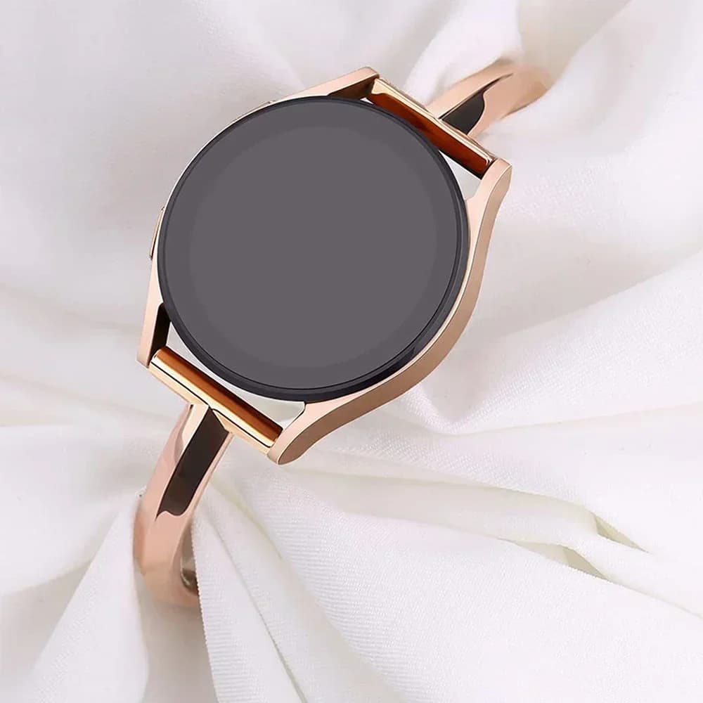 20 mm slim jewelry bracelet for Samsung Galaxy Watch 4 5 6 40mm 44mm 6 Classic Active 2 women's metal chain strap for Huawei GT3/2 42mm