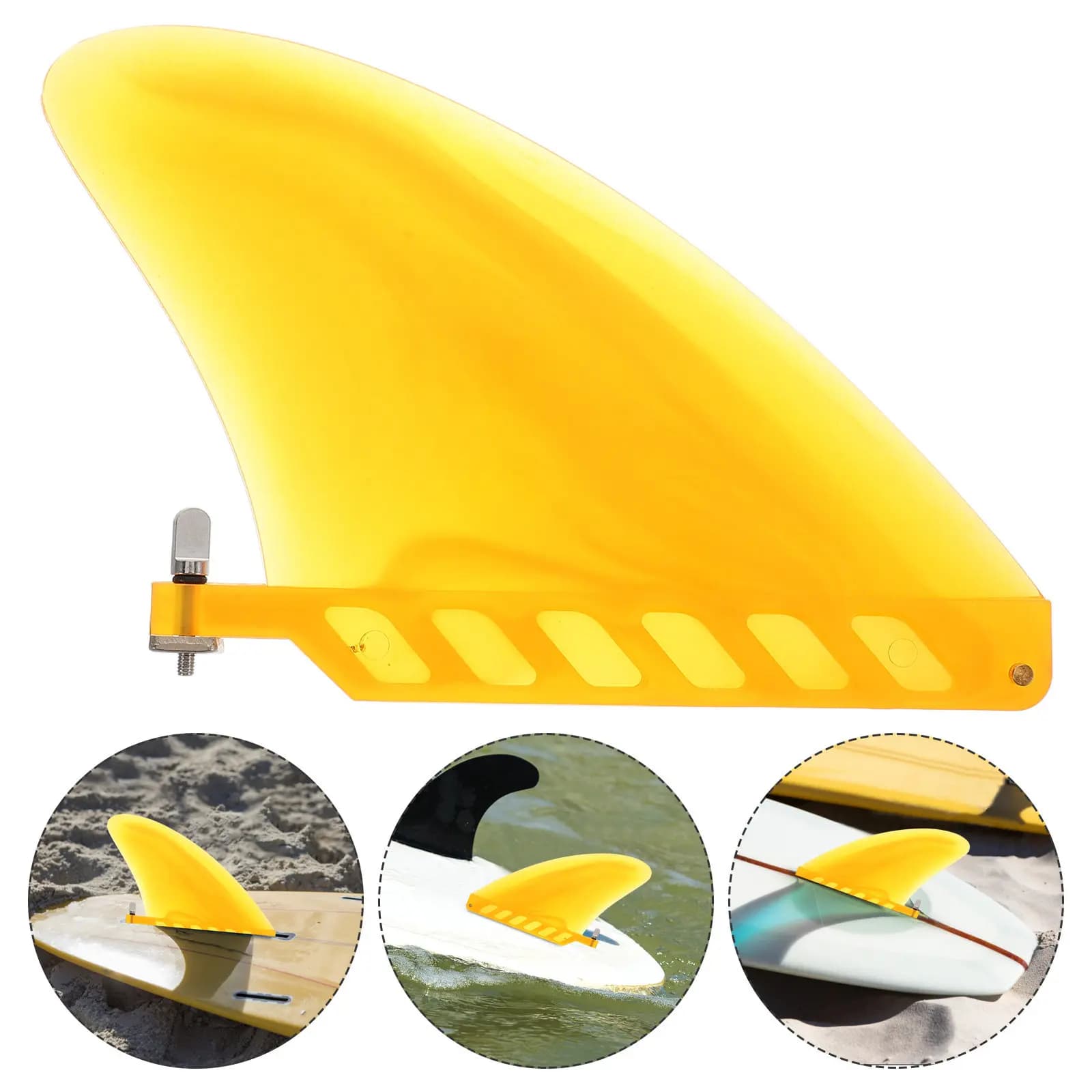Detachable Surfboard Tail Fin Replacement for Paddle Board Longboard Kayak Water Sports Accessory Tpu Balance Fin Enhanced