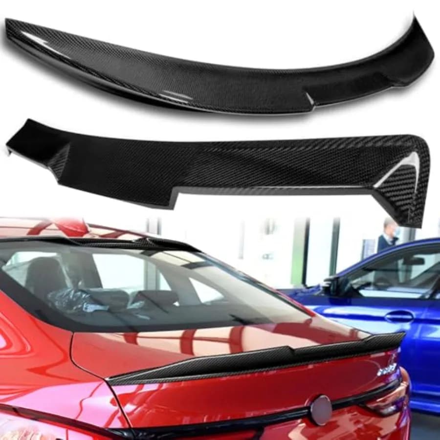 Spoiler Posteriore in Fibra di Carbonio + Diffusore per Tetto Posteriore per BMW F44 Serie 2 220i 228i M235i Gran Coupé 4 Porte 2020-2024