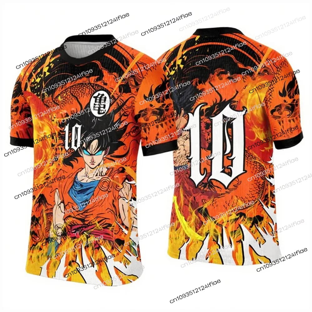 Special edition 2025 Special edition football shirt Japanese anime Dragon Ball Z Goku/Vegeta for men/woman/child T-shirt short sleeve football