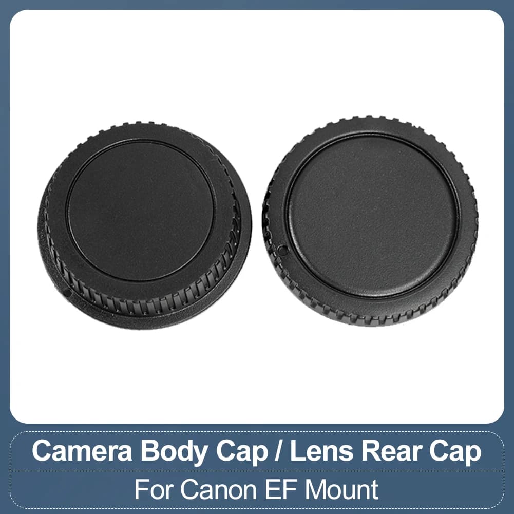 Cappuccio dell'obiettivo della fotocamera cappuccio del corpo della fotocamera per Canon EF Mount SLR obiettivo del cappuccio del corpo della fotocamera cappuccio posteriore cappuccio Rebel 200D 6D 6dii 5 d4 5 d2 5 d3 1500D