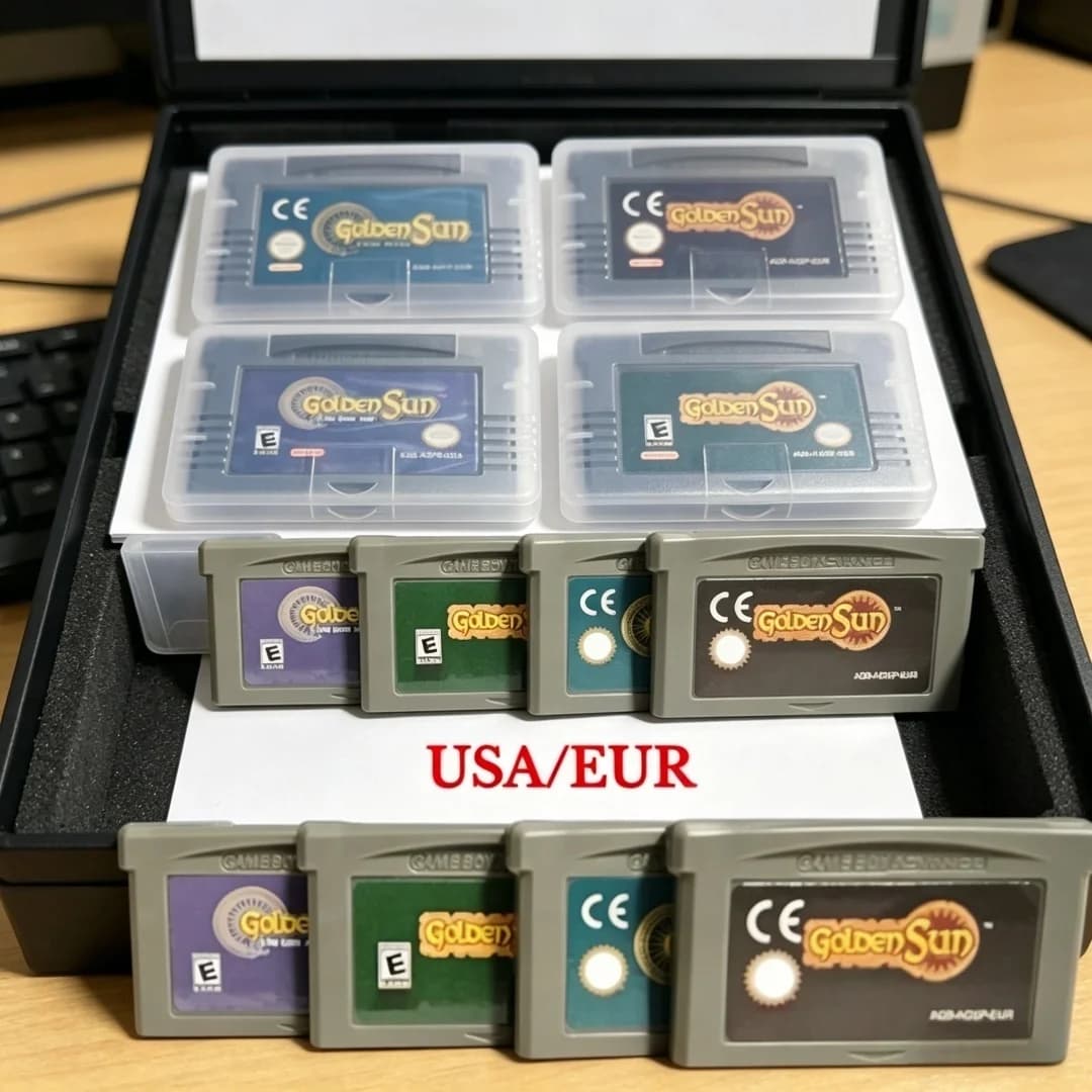 Cartuccia Golden Sun / The Lost Age per console GBA SP NDS NDSL - Strumento per console inglese