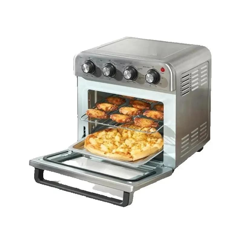 SucceBuy 18L 1700W Air fryer Toaster Oven Stainless steel Toaster Worktop combined with grill Domestic and commercial use