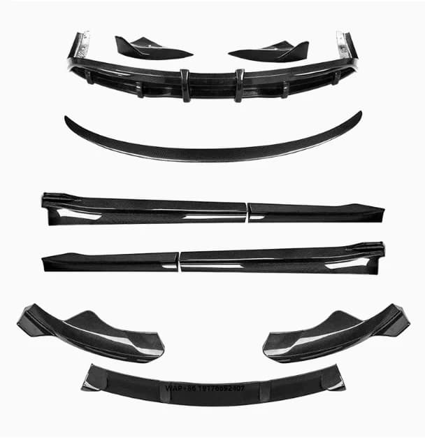 YICKU High Quality Body Kit for 2023 Model 3 Upgrade Carbon Fiber Body Kit Front Lip Side Skirts Rear Diffuser Spoiler
