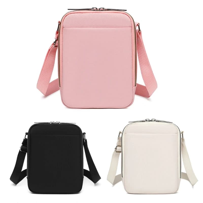 Borsa a tracolla piccola Casual da donna da uomo con tracolla regolabile borsa da viaggio portatile per passaporto da viaggio borsa a tracolla per lo Shopping quotidiano