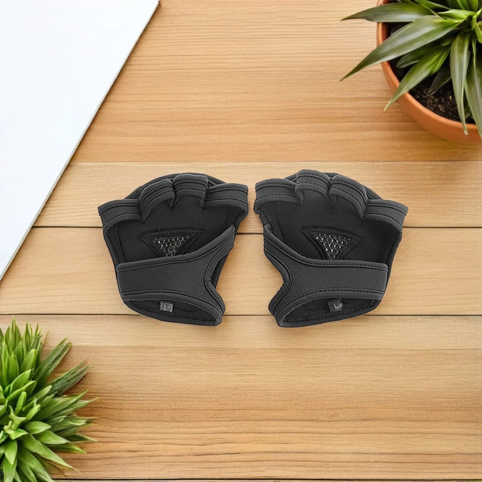 Guanti da Sollevamento Pesi Ventilati Antiscivolo per Cross Training, Fitness, Trazioni, Powerlifting, Arrampicata su Corda, Palestra