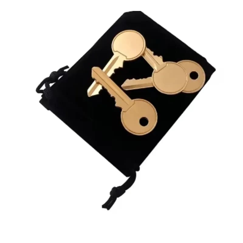 Keymaster di Craig Petty (Espedienti e istruzioni) Trucchi magici Foro mobile sulla chiave Illusioni da vicino Mentalismo Puntelli commedia