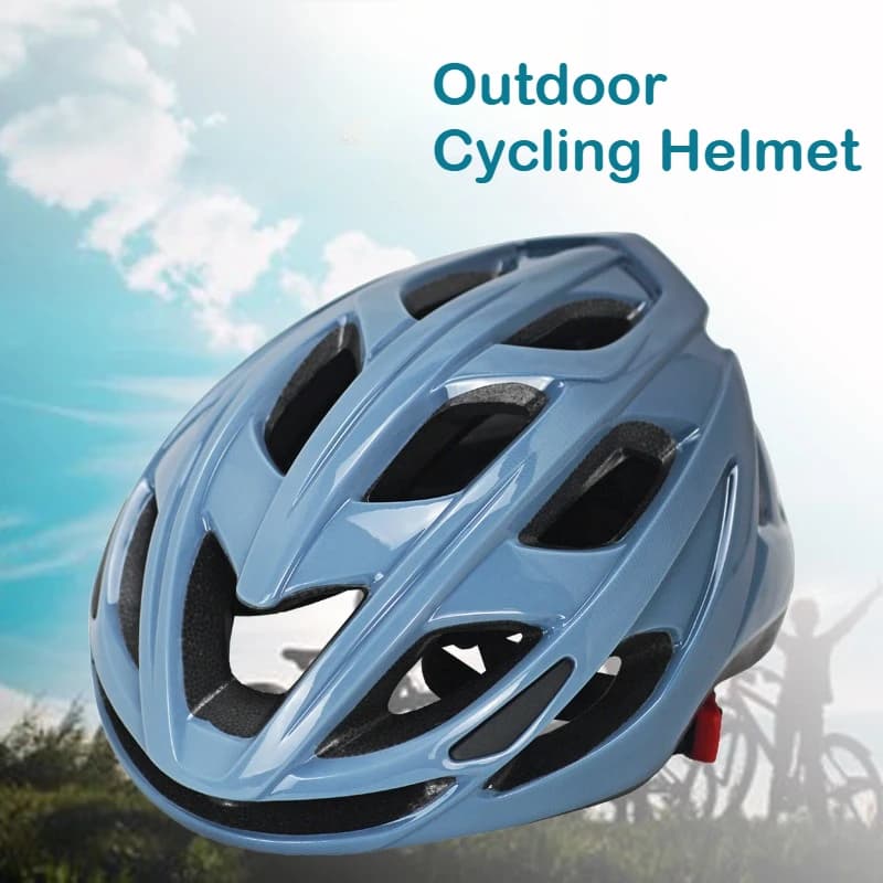 Casco da ciclismo Sport all'aria aperta Casco da bici da strada ultraleggero Integralmente modellato Traspirante Uomo Donna Attrezzatura da equitazione di sicurezza estiva