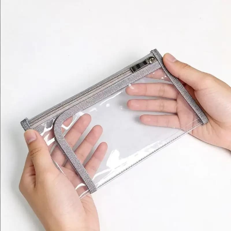 (.) 2Pcs Portable Document Storage Bag Passport Holder Protective Cover For ID Card Boarding Pass Abroad Travel Use