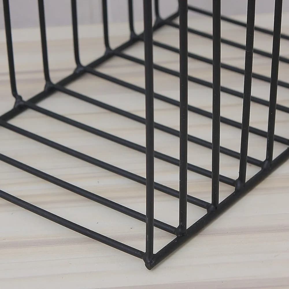 Organizer Rack Desktop Sorter Beanie Holder Space Saving Multi-Purpose Knitted Hat Storage Metal File Holder Dresser Room