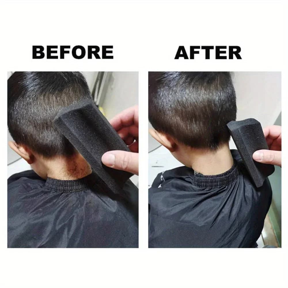 1PC Sponge Hair Clipper, Hair Brushing, Beard Trimming, Sponge Beard Drawing, Bathtub, Bathroom Hair Cleaning, Brush