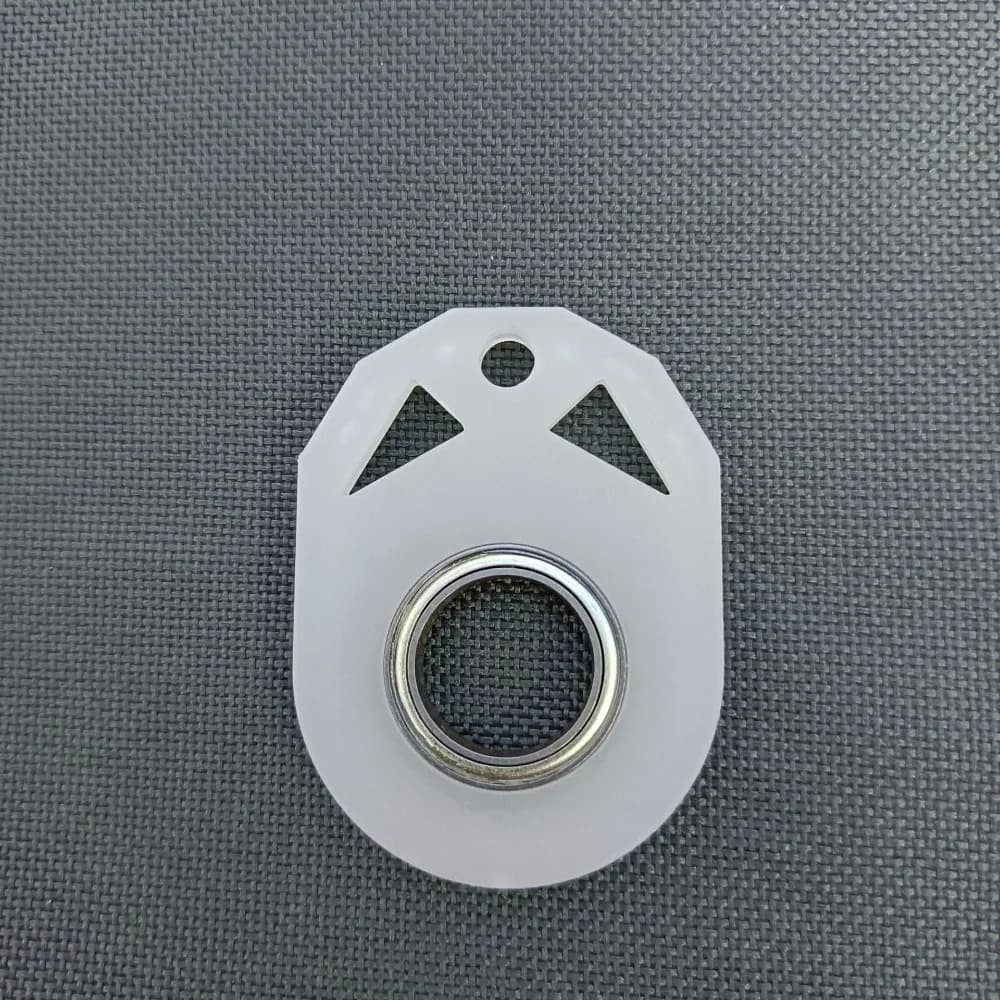 Portachiavi Antistress Luminoso Notturno con Fidget Spinner, Girevole e Creativo, per Alleviare la Noia e l'Ansia