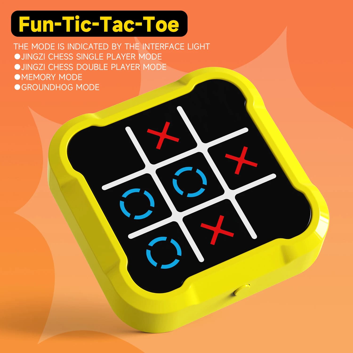 Bambini 4IN1 TIC TAC TOE Gioco Giocattolo 1V1 Battaglia, Whack-A-Mole, Memory Challenge Party Board puzzle console di gioco ragazzo ragazza Regali di Natale