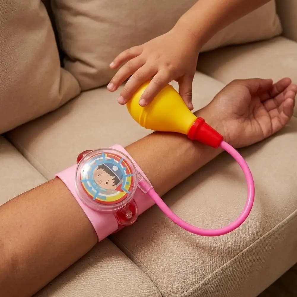 Children's Doctors Go Home To Simulate Sphygmomanometer Toys Simulation Doctor Toys Pretend Play for Fun Role Playing