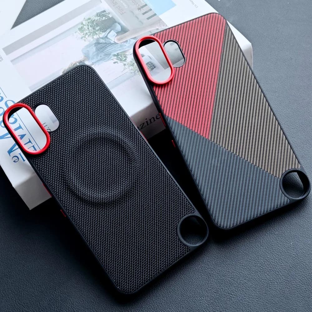 For Nothing CMF Phone 2 Pro Case Luxury PU Leather Magnetic Wireless Charging Protective Back Cover For Nothing CMF Phone2 pro