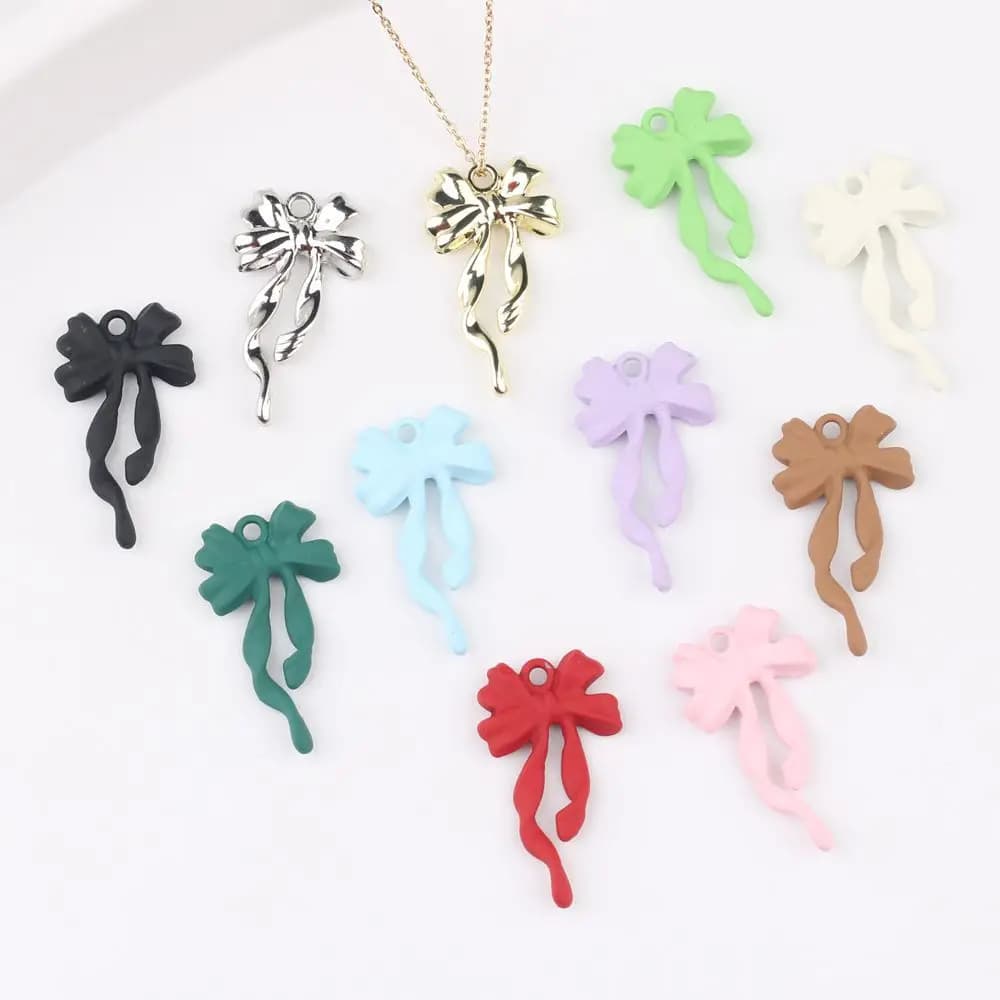 10 pcs/Lot 15*27MM In Zinc Alloy Painted Arch Pendants And Pendants FAI Necklace FROM TE Bracelet Earrings Accessories