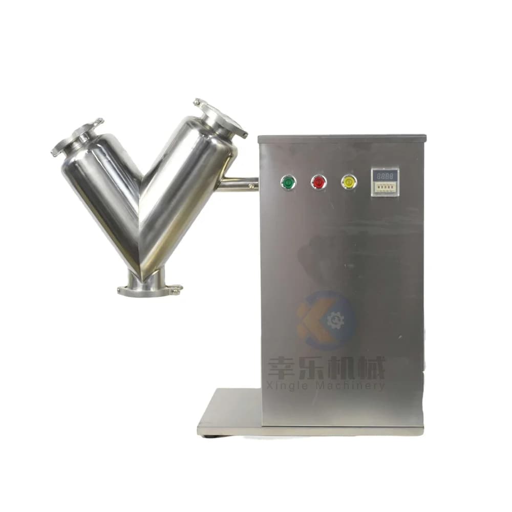 VH-2 Automatic Mixer for Powders, Domestic Use and Laboratory, V Shape Mixer for Powder Proteins